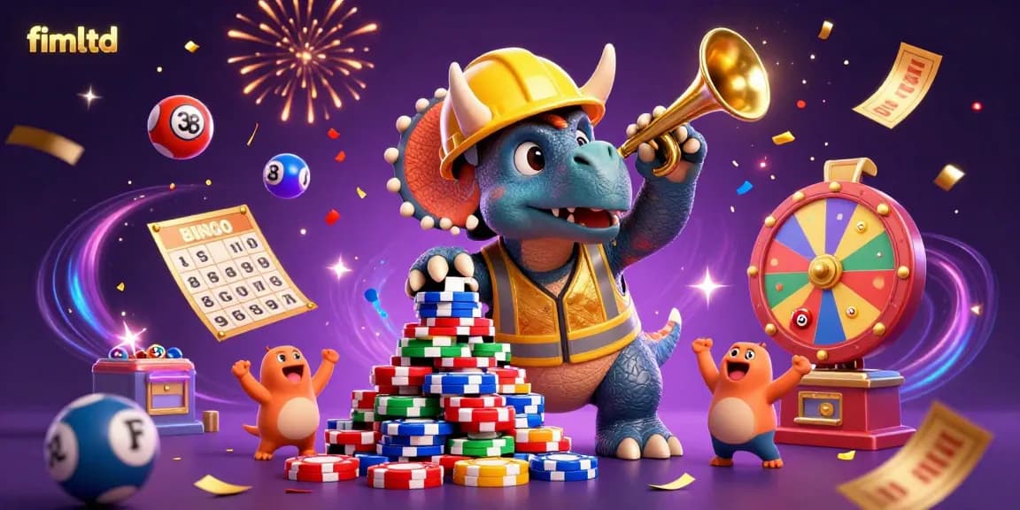 Engage with fimltd’s vibrant online casino atmosphere featuring dynamic gaming elements and cheerful characters.