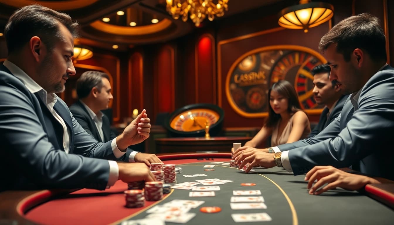 Experience high-stakes poker at 789p.build, with intense players, vibrant chips, and a luxurious casino vibe.