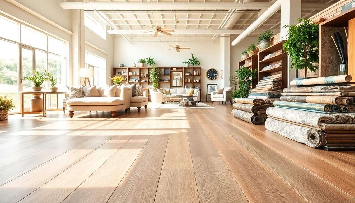 Visit flooring stores near me for a vibrant selection of vinyl flooring options and stylish home décor.