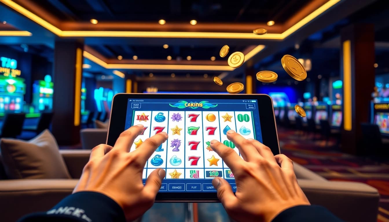 Engaging in slot gaming activities on https://152.42.170.247 with vibrant icons and dynamic atmosphere.