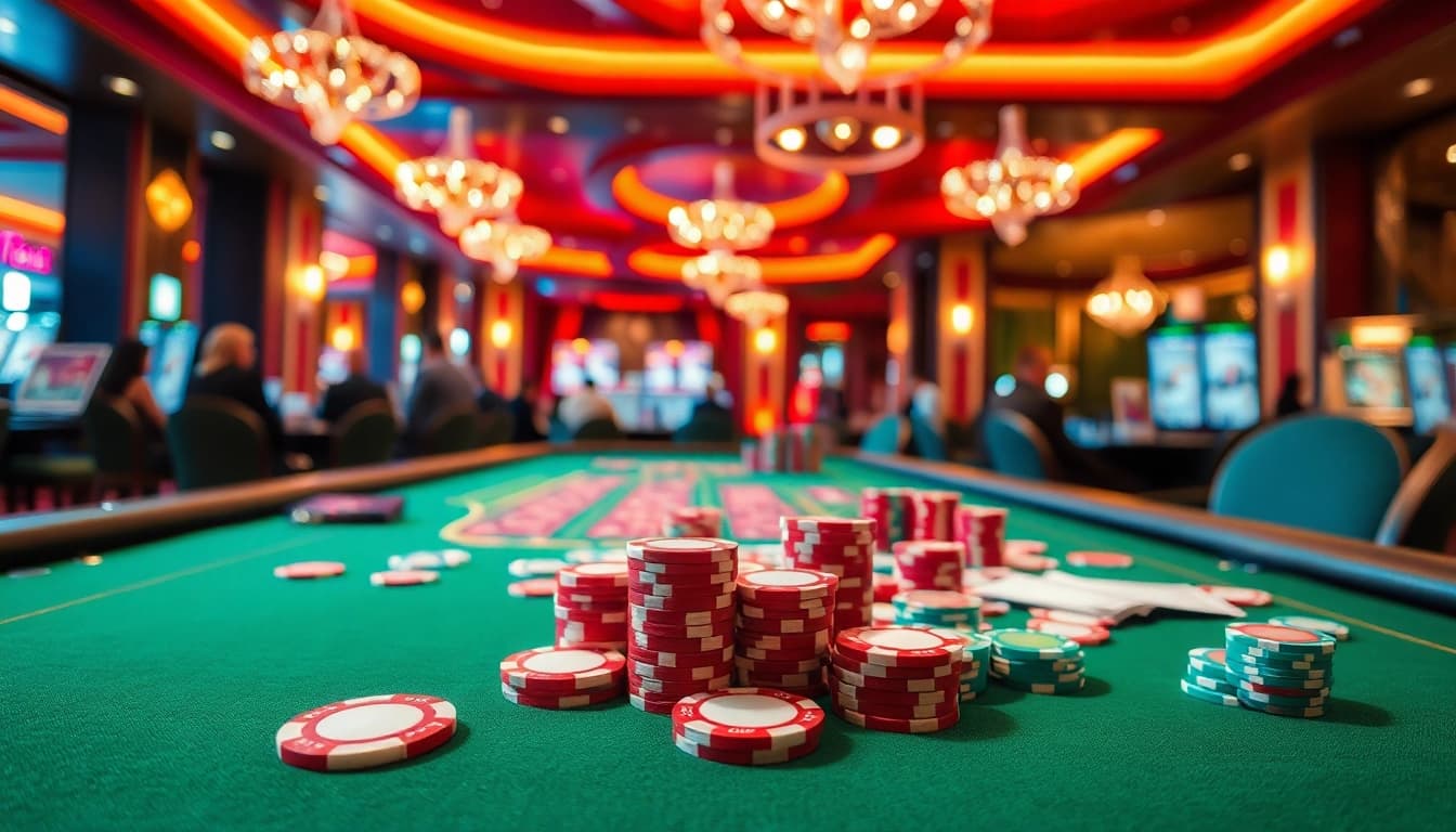 Experience the excitement of 8win Malaysia with vibrant casino gameplay and luxurious tables.
