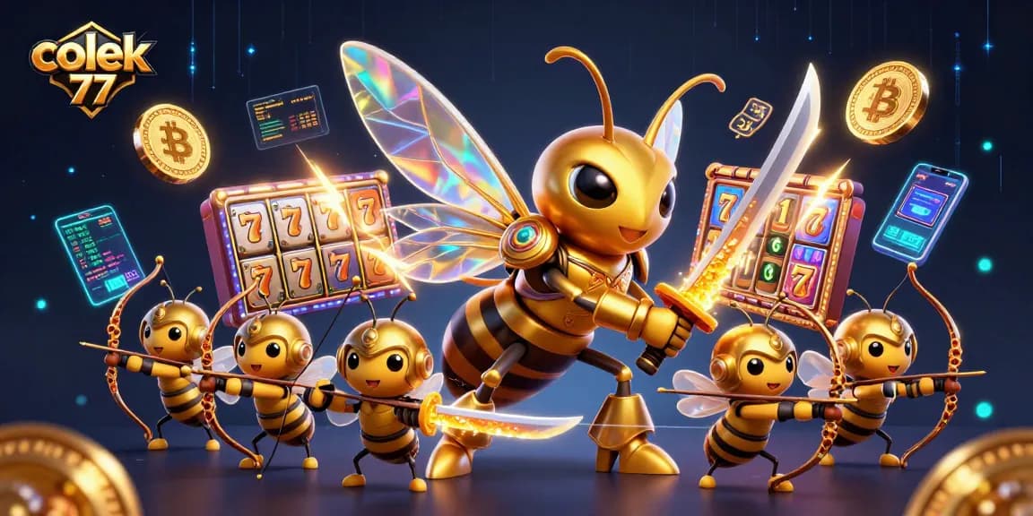 Engage with colek 77 and experience thrilling slots featuring dynamic gold hornet characters and dazzling effects.