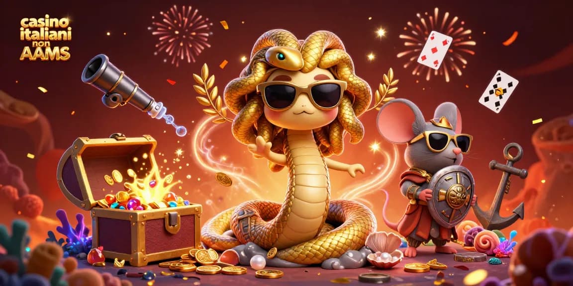Gioca a giochi emozionanti nei casino italiani non AAMS con tesori dorati e personaggi in 3D.
