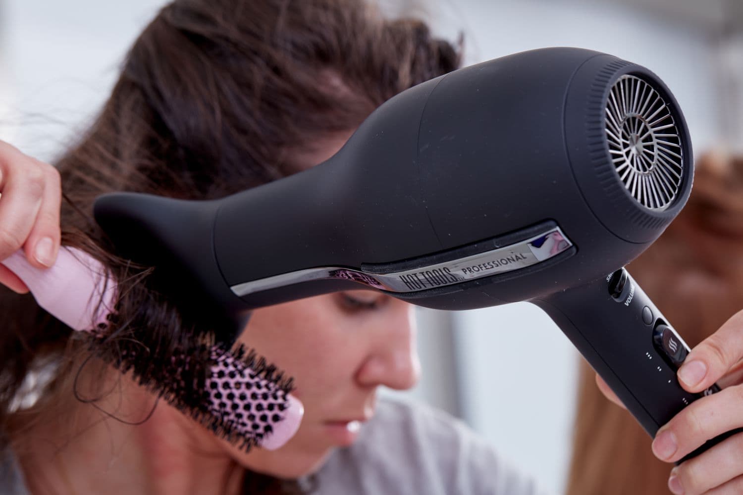 Smart Hair Dryer for Frizzy Hair with Ionic Care