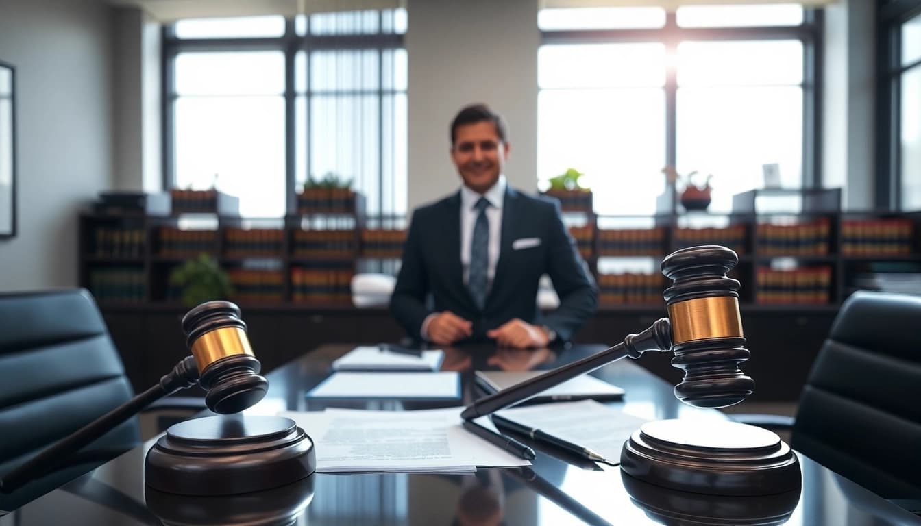 Birmingham Family Lawyer consulting with a client in a professional office setting