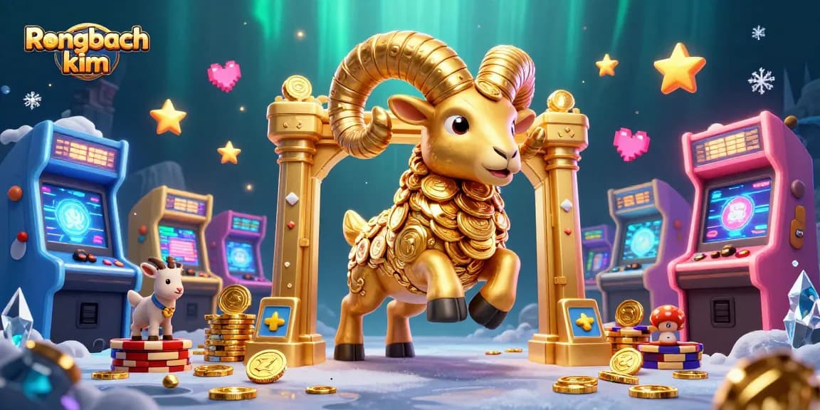 Experience the thrill of Rongbach kim with a vibrant, dynamic casino-themed illustration showcasing excitement.
