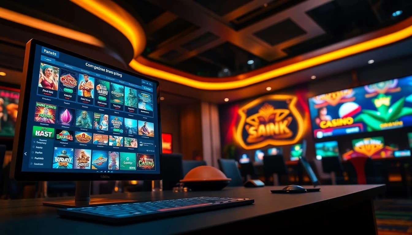 Exciting scene of online gambling on f168biz.com showcasing vibrant games and winning players.