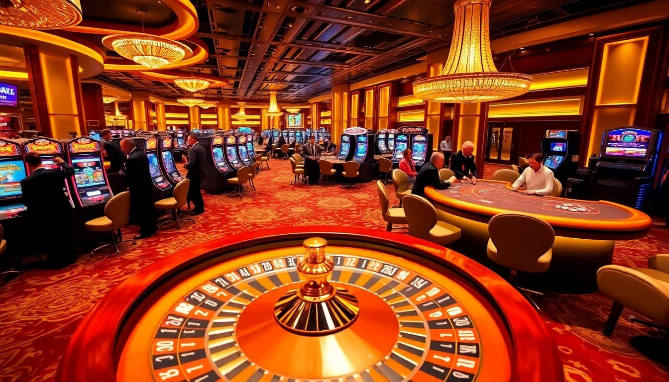 Engage in thrilling gameplay at https://af88.co/ with stunning slot machines and a vibrant roulette wheel.