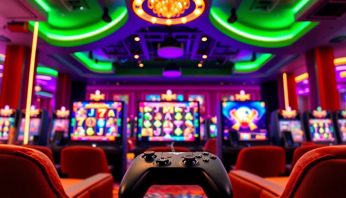 Engaging online casino UK visuals showcasing vibrant gaming environments and interactive play experiences.