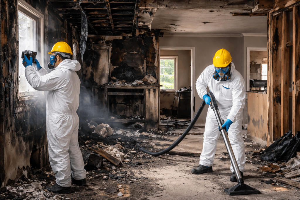 Professional Cleaning with fire damage restoration bryker woods austin tx