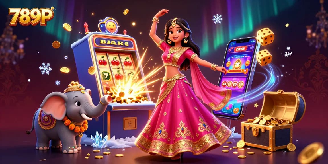Experience the thrill of winning at 789P with vibrant casino elements and a stunning Asian dance.