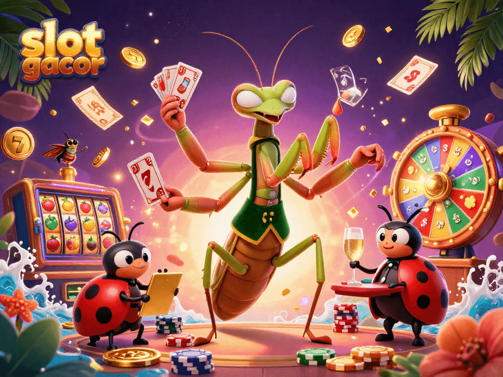 Menangkan jackpot slot gacor dengan suasana kasino meriah dan karakter unik.