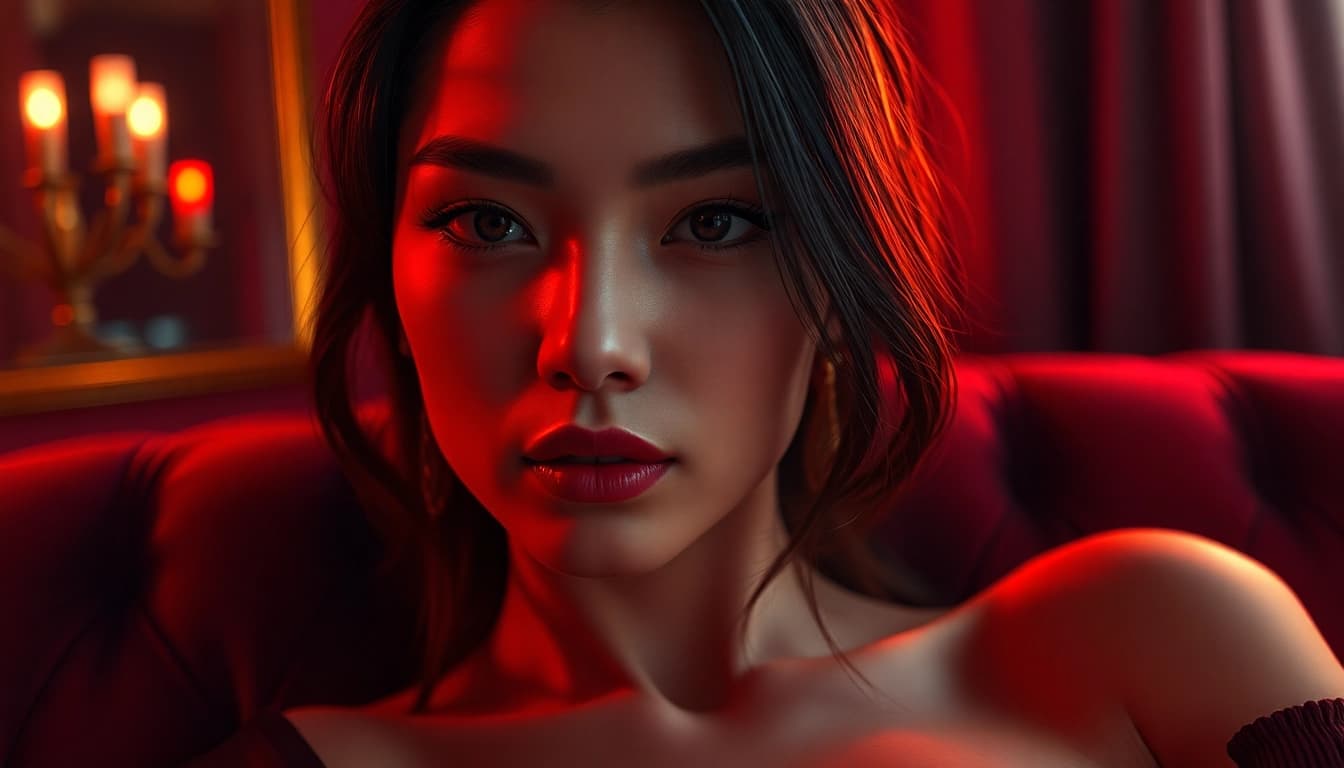 Stunning AI-generated character engaging in a sophisticated setting reflecting nsfw ai themes.