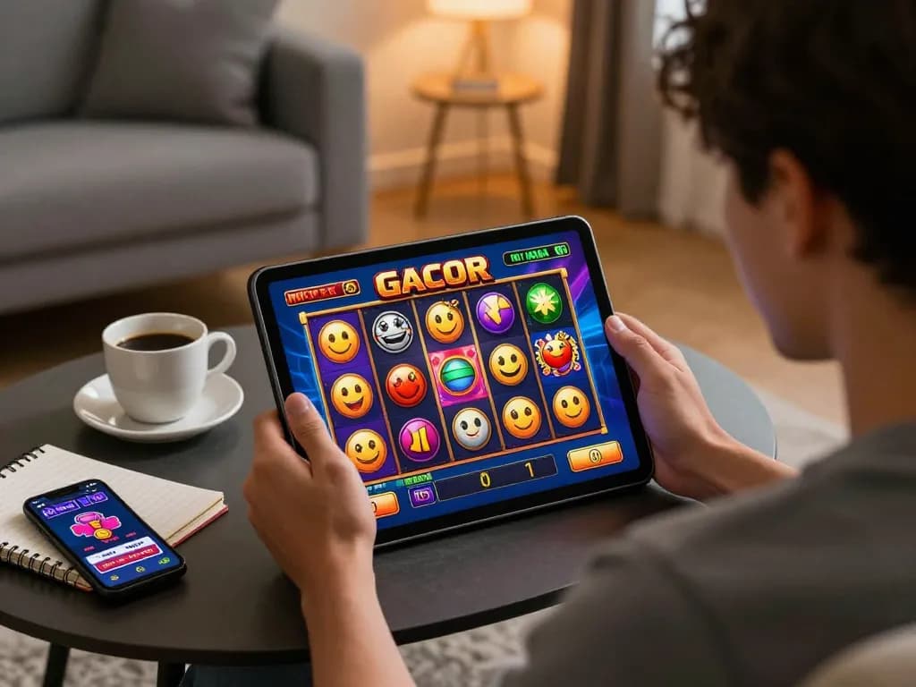 Experience the thrill of slot gacor gampang menang while gaming online in a cozy environment.