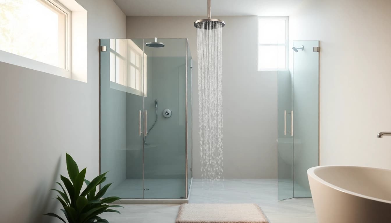 Enhance your bathroom with elegant showers au featuring a modern design and calming atmosphere.