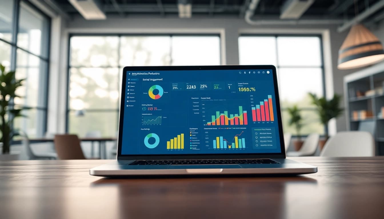 Analyze data on an SMM panel for digital marketing performance.