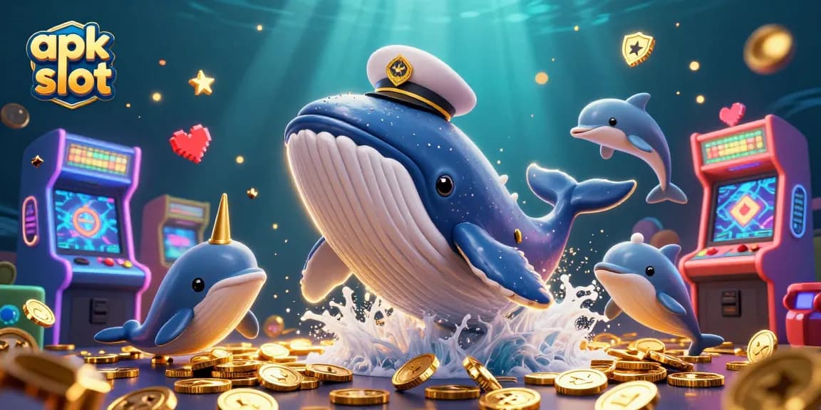 Menangkan apk slot di zeus222 dengan ilustrasi kasino 3D penuh koin dan karakter unik