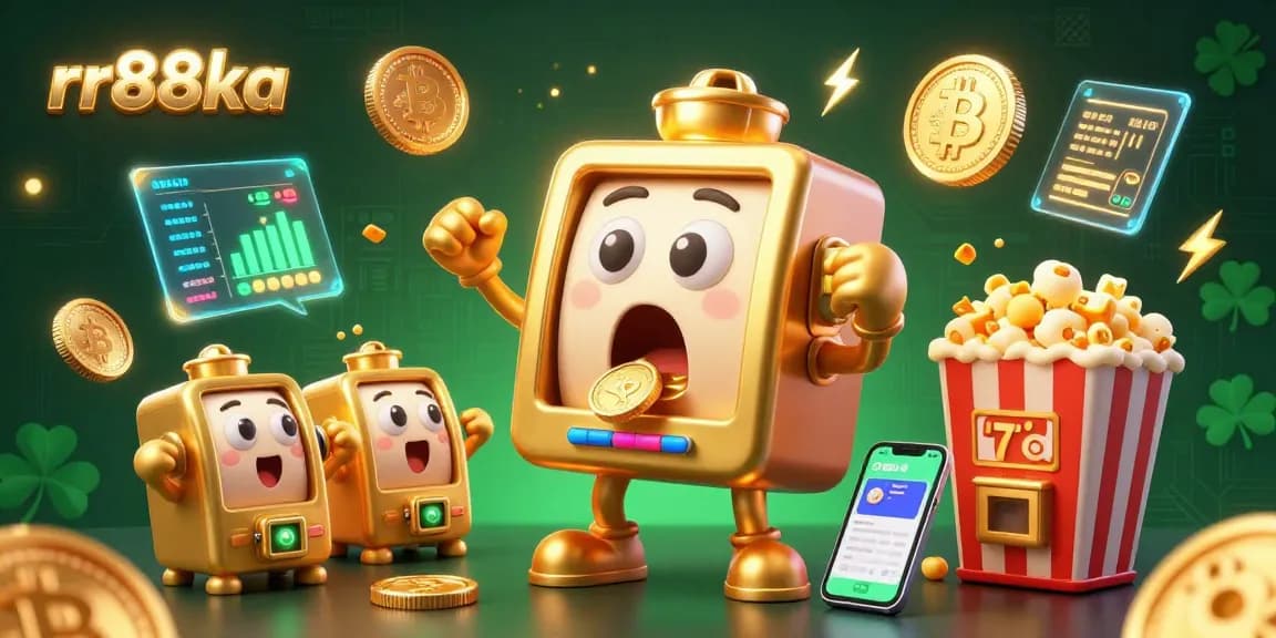 Spin to win at rr88ka with incredible jackpots, glowing coins, and dynamic gameplay.