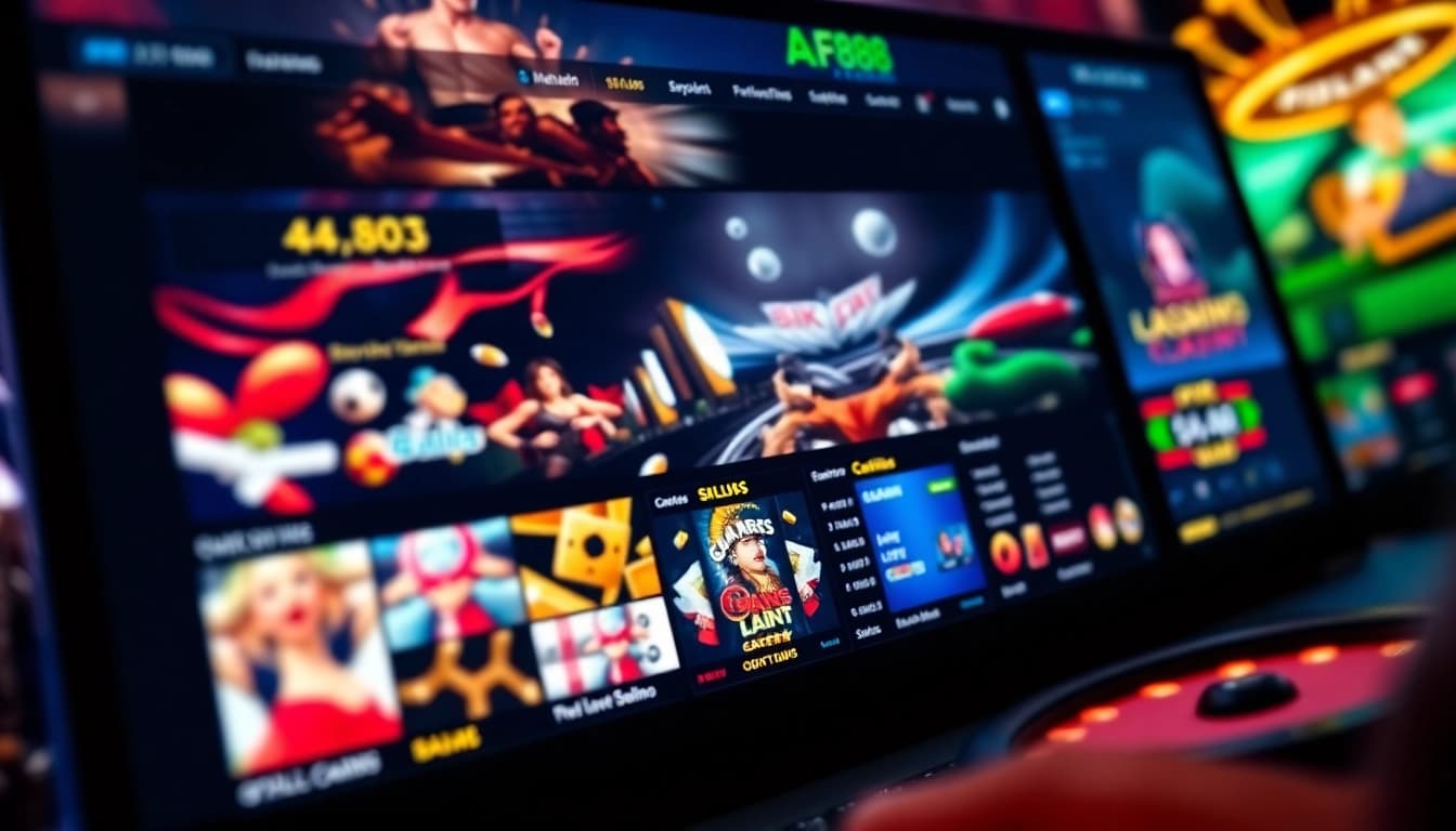 Experience top-tier gaming on af88 com with a user-friendly interface showcasing diverse betting options.