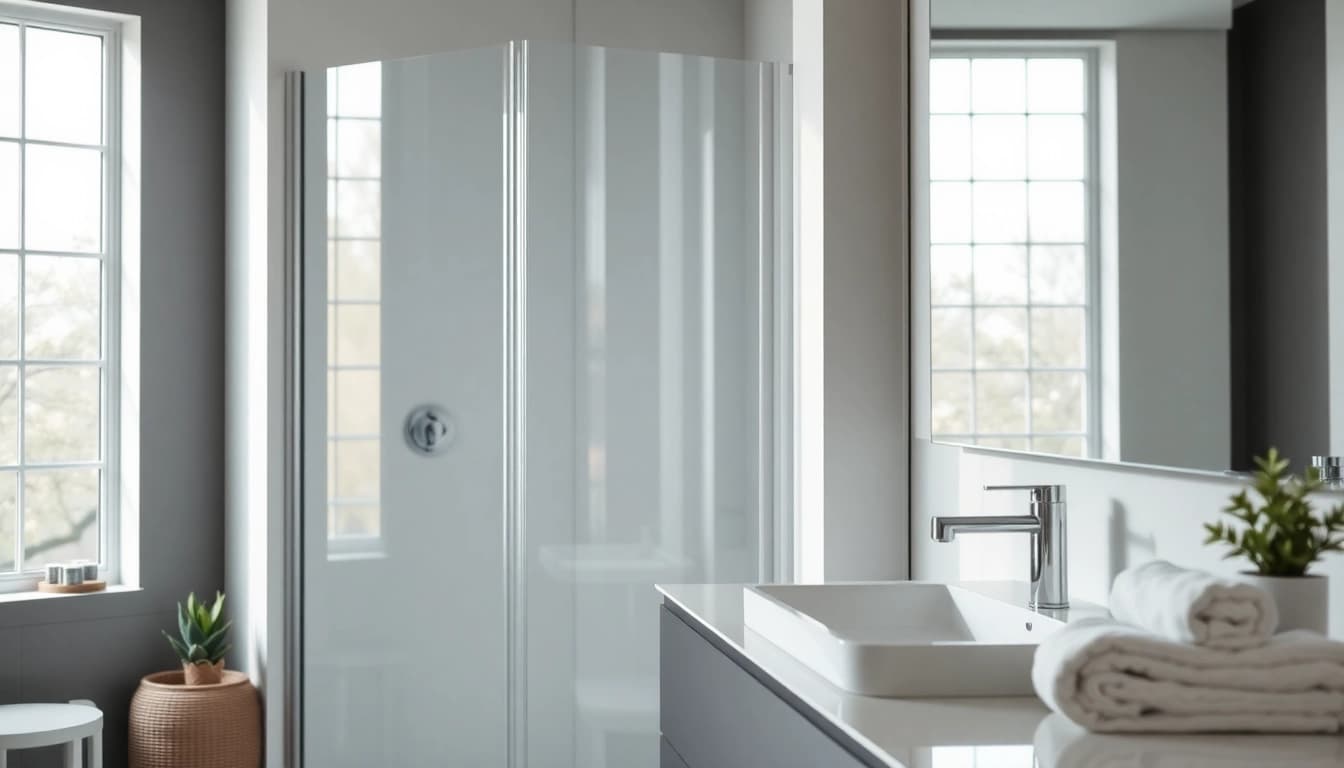 Admirez les caractéristiques modernes de la cabine de douche sirhona dans un cadre élégant.