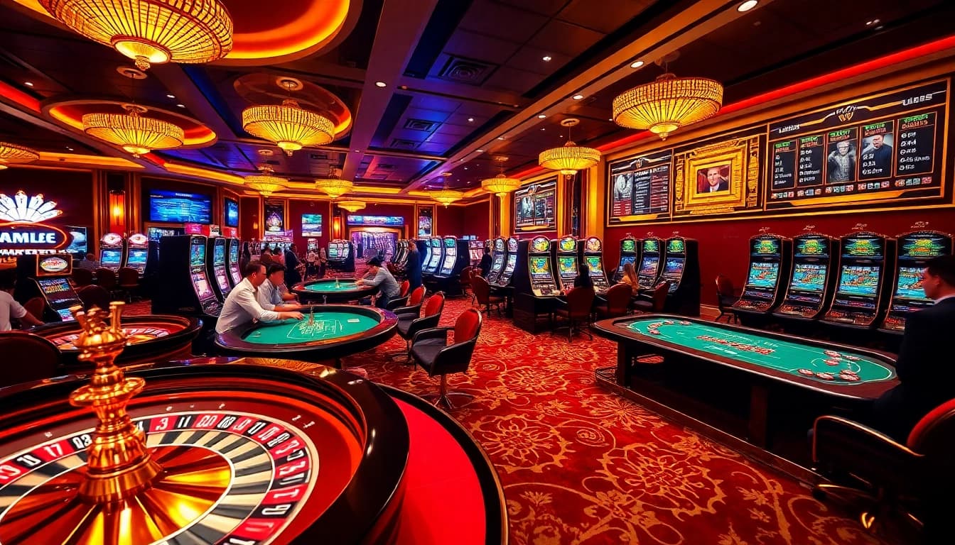 Experience thrilling gameplay at https://king88.estate/ with vibrant casino visuals and engaging players.