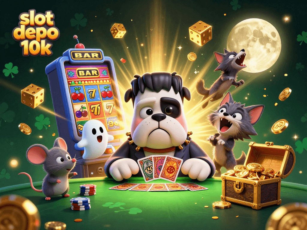 Menang besar di slot depo 10k dengan karakter unik dan visual kasino yang memukau