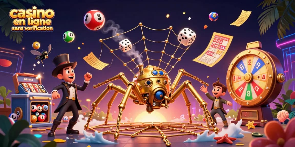 Jouez dans un casino en ligne sans vérification avec des gains rapides dans un décor fantastique.