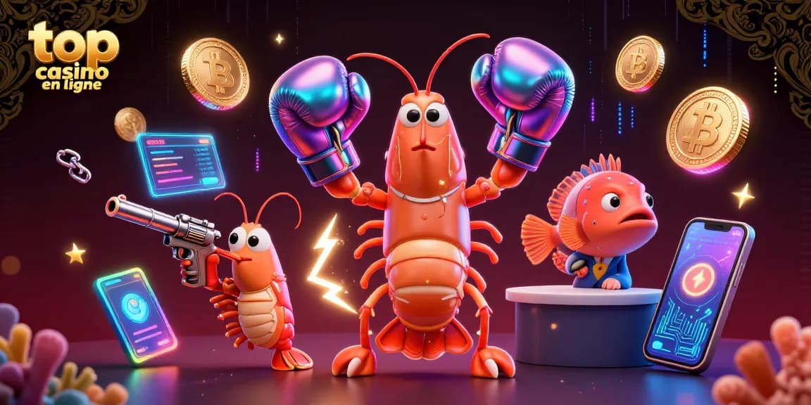 Jouer dans le meilleur casino en ligne avec un caméléon numérique et des créatures marines fascinantes.