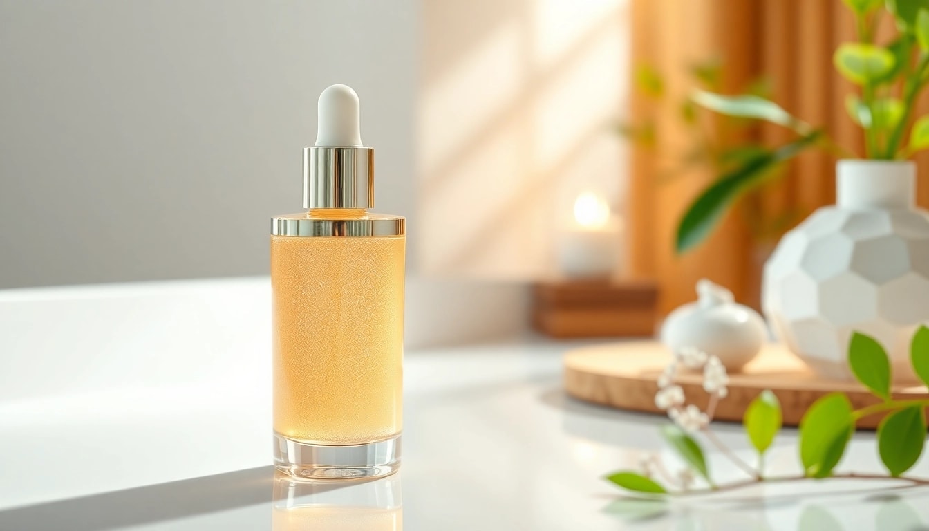 Enhance your skincare routine with Glow Blend, a luminous skincare product in a sleek design.