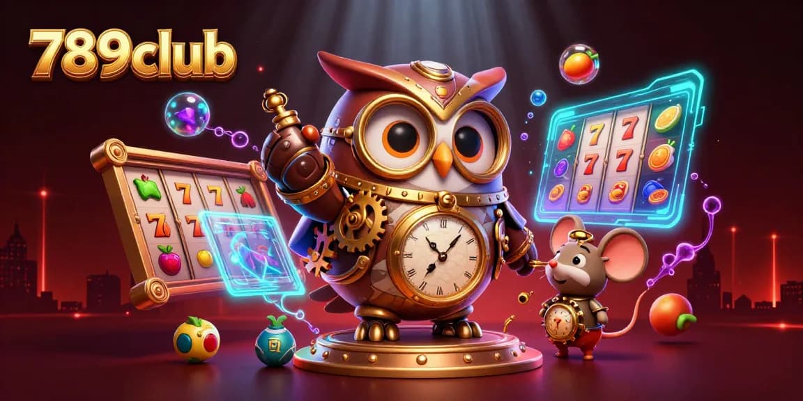 Experience thrilling jackpots at 789club with vibrant slot reels and fun casino elements.