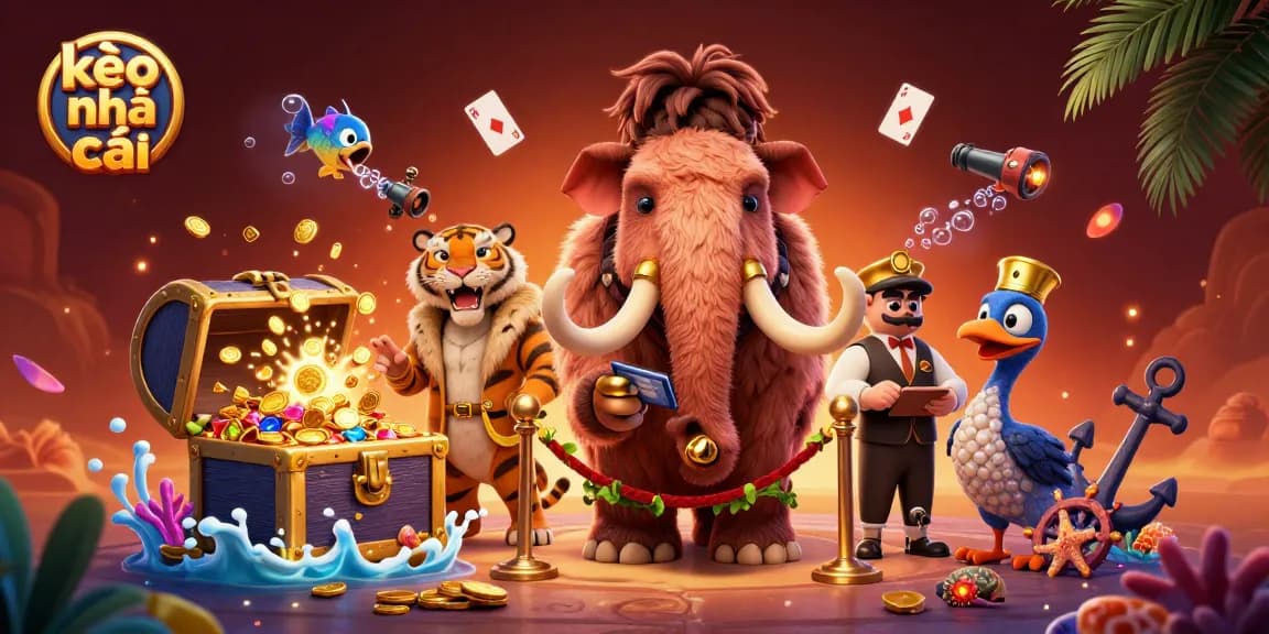 Experience the excitement of kèo nhà cái with a bouncer elephant, VIP saber-tooth, and a dodo bird.