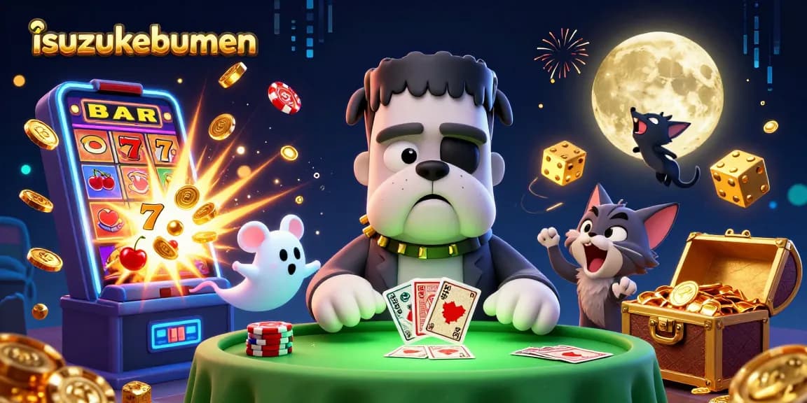 Engage with the exciting isuzukebumen gaming scene featuring dynamic characters and rich casino elements.