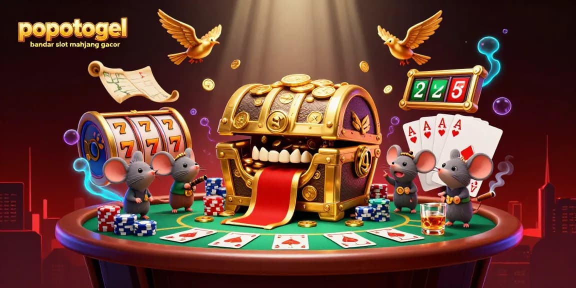 Engage with popotogel bandar slot mahjong gacor as adventurer mice discover riches in a rich casino scene.