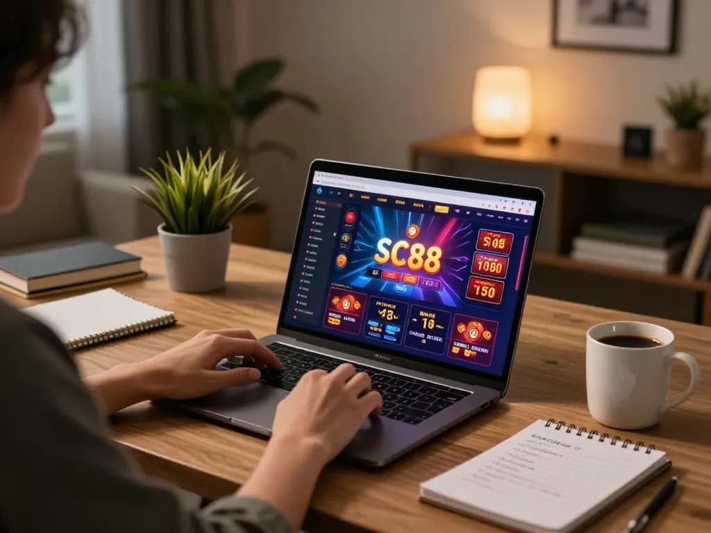 Engaging online gaming scene showcasing SC88 interface, enhancing the betting experience dynamically.