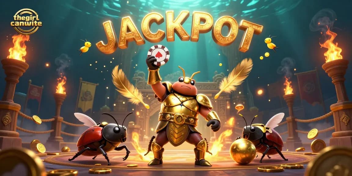 Engage with thegirlcanwrite in this thrilling casino illustration showcasing victory and excitement.