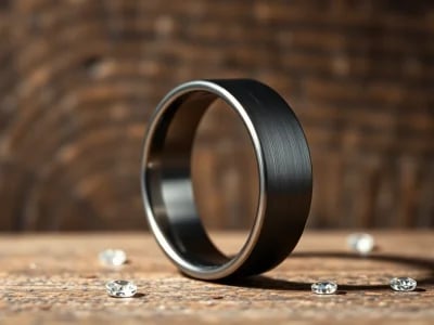 Stylish Gunmetal Wedding Bands for Men: A Modern Choice for Timeless Love