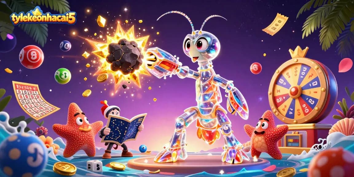 Experience the excitement of tylekeonhacai5 with a galactic samurai punching through riches in a dynamic online betting scene.