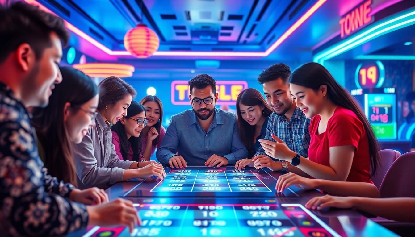 Menyaksikan permainan di diantogel dengan kegembiraan dan penuh energi