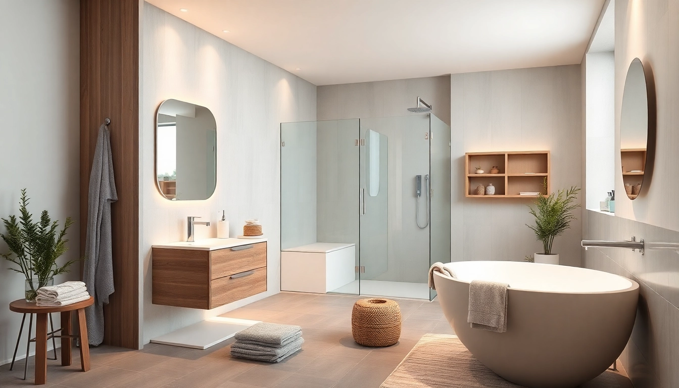 Erleben Sie die hochwertigen Produkte von sonni sanitär GmbH in einem modernen Badezimmer-Setting.