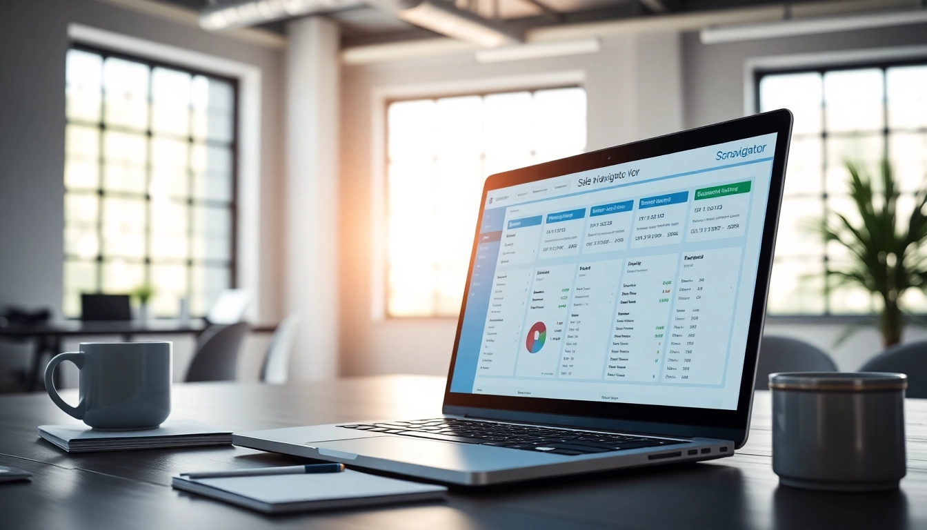 Utilize the best sales navigator scraping tool in a professional digital workspace for lead generation efficiency.