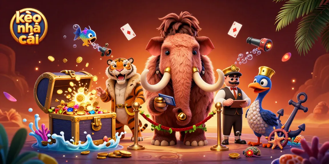 Experience the excitement of kèo nhà cái with a bouncer elephant, VIP saber-tooth, and a dodo bird.