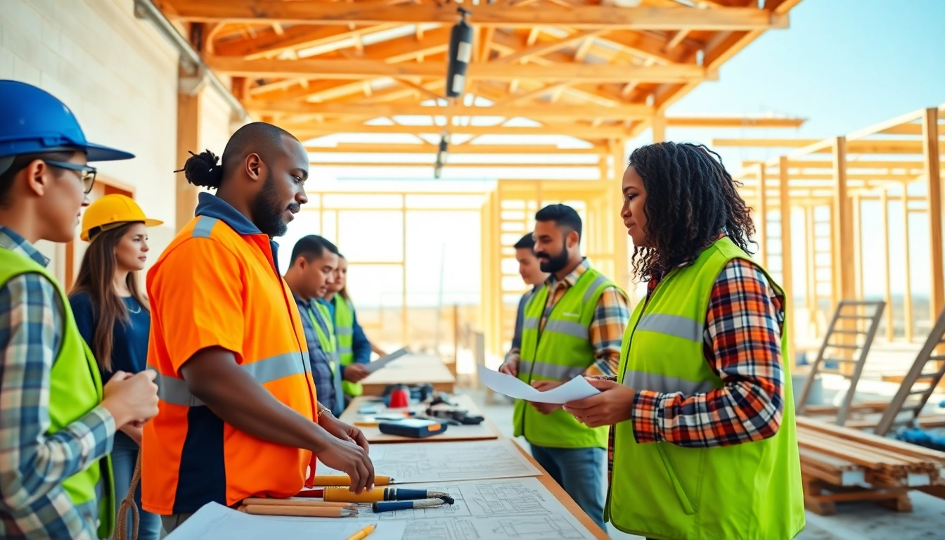 Experience construction craft training through hands-on skills development in a vibrant workshop.