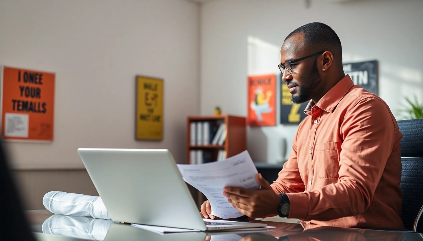 KRA PIN Registration for Foreigners process illustrated by a tax consultant helping a client.