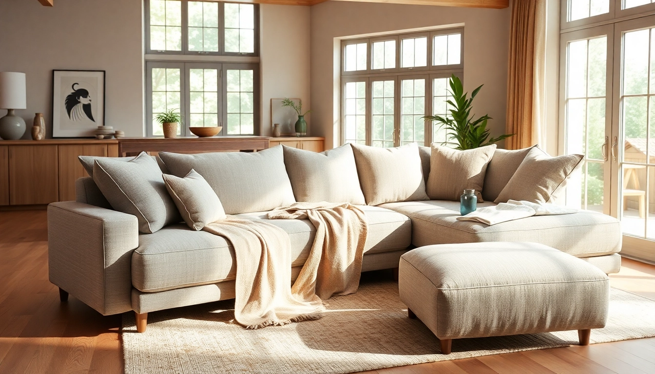 narożniki z funkcją spania w stylowej aranżacji wnętrza, efektowna sofa w salonie