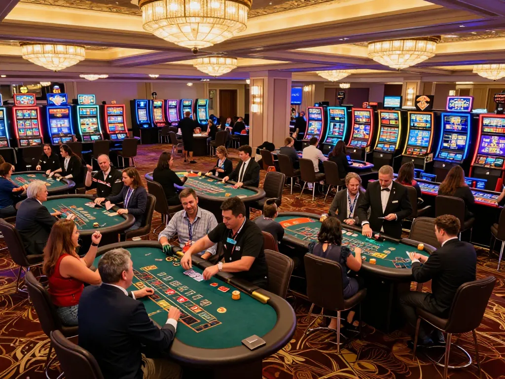 Players enjoying an exciting game at tg88 casino, showcasing dynamic blackjack action and vibrant atmosphere