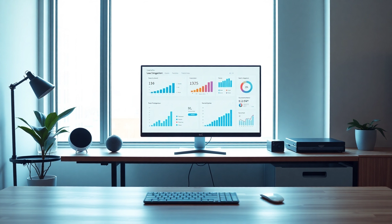 Kooralive's innovative features displayed on a modern digital workspace with analytics charts.