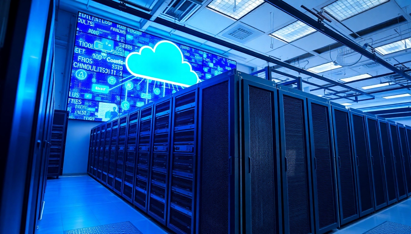 Enhancing virtualization Fredericksburg with a professional data center filled with advanced servers.