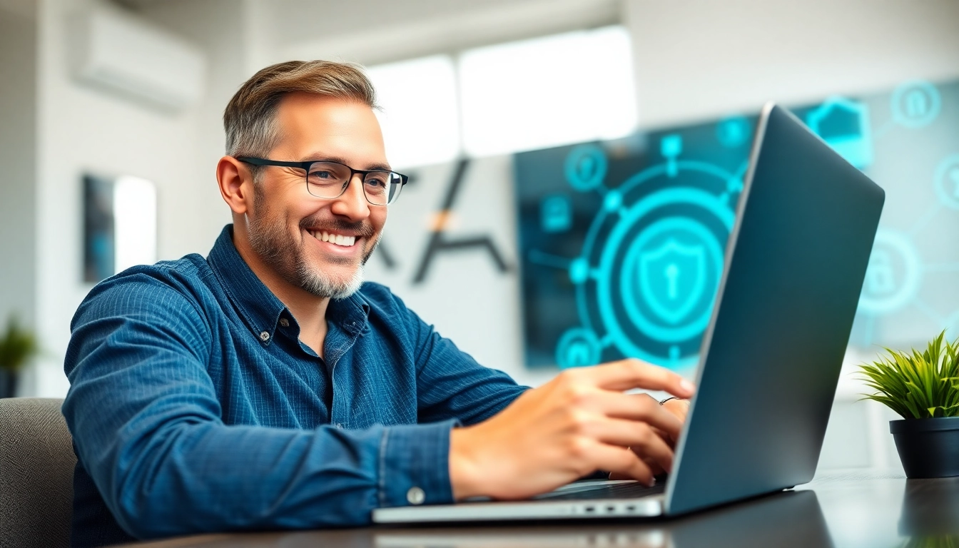 Secure online warranty quote interface with a satisfied customer exploring options.