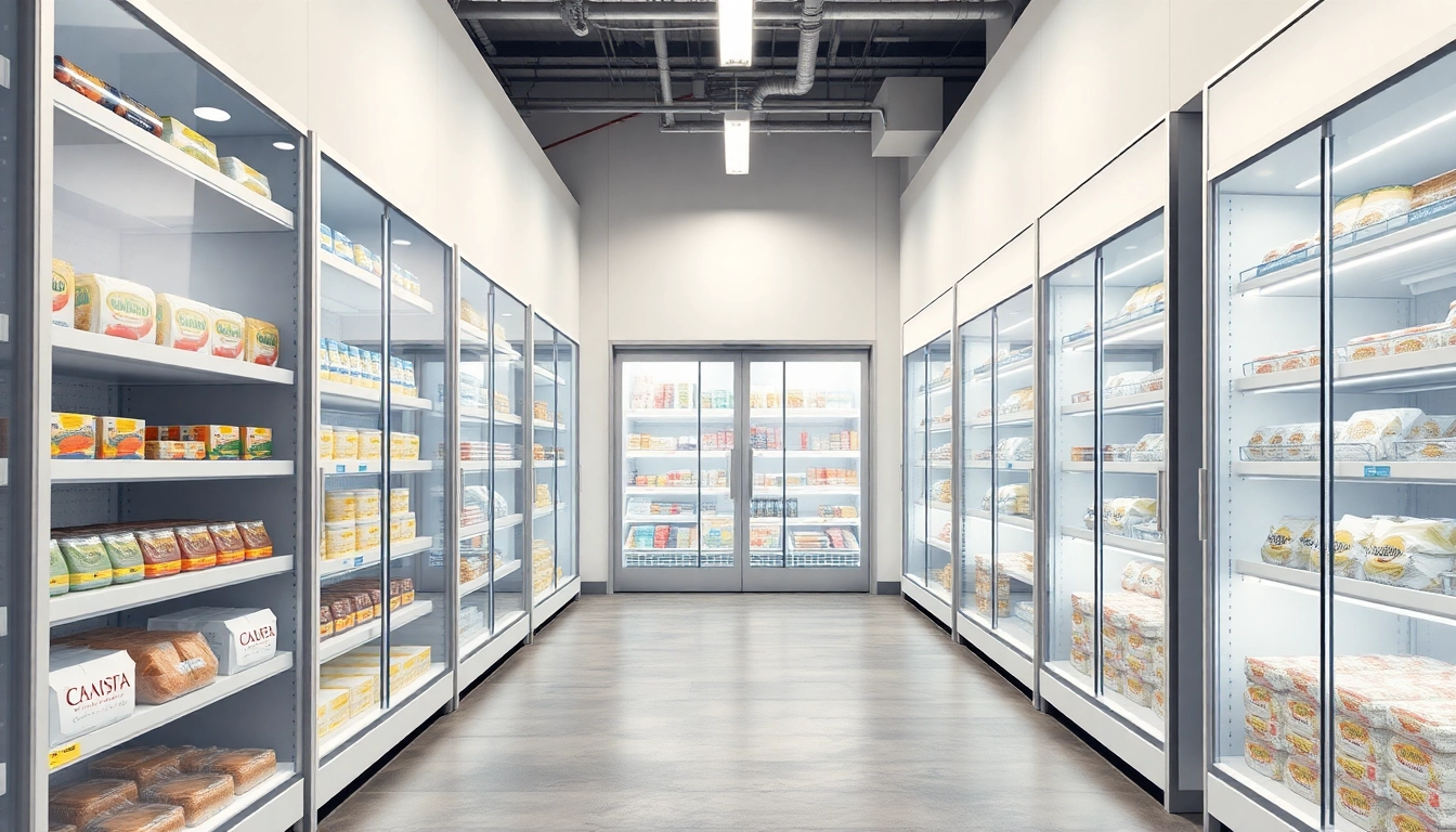 Cold room manufactured by leading cold room manufacturers uk with sleek industrial design.