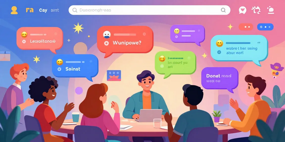 Dynamic spicy chat environment illustrating lively AI interactions and colorful conversations.
